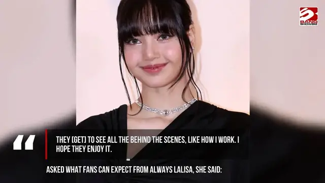 Video thumbnail for Lisa supported by her BLACKPINK 'sisters'