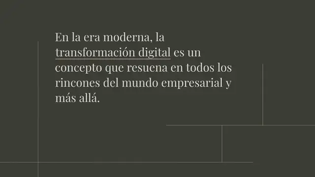 Video thumbnail for Transformación Digital: Un Viaje Hacia el Futuro