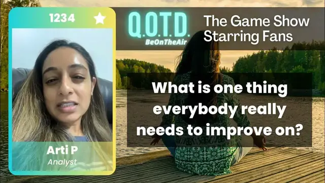 Video thumbnail for Our Favorite Answers: Arti says we need to work on our empathy!