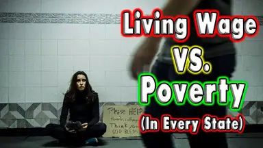 'Video thumbnail for How much do you need to live out of poverty in each state? All 50 States.'
