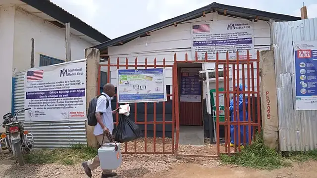 Video thumbnail for Ebola treatment center welcomes community to visit in bid to build trust