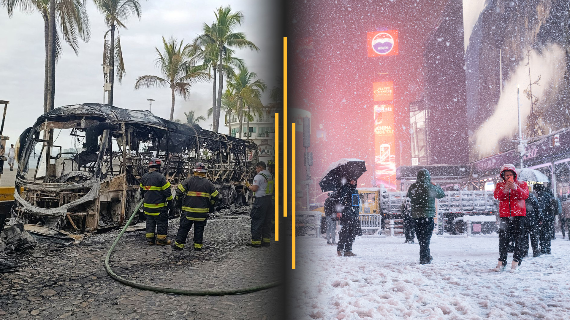 Video thumbnail for Violence erupts in Mexico after cartel boss death; Blizzard freezes East Coast