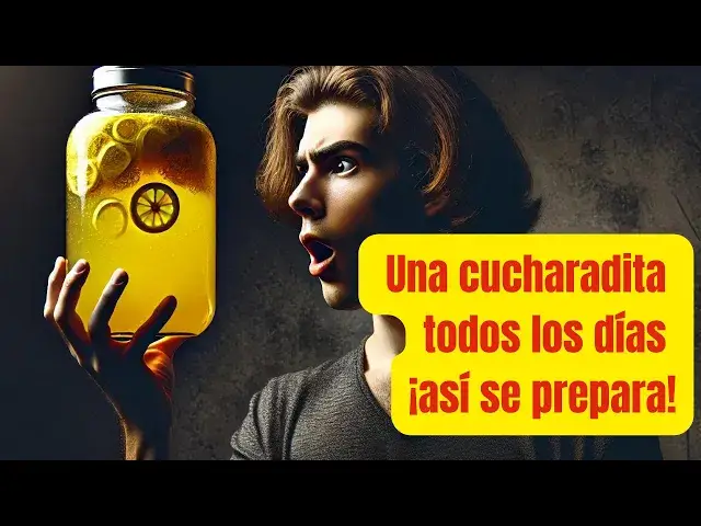 Video thumbnail for Jengibre rallado, cebolla, ajo, jugo de limón y miel. Una cucharadita todos los días