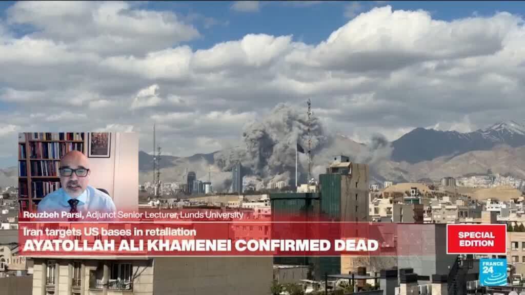 Video thumbnail for Khamenei confirmed dead: Iran targets US bases in retaliation