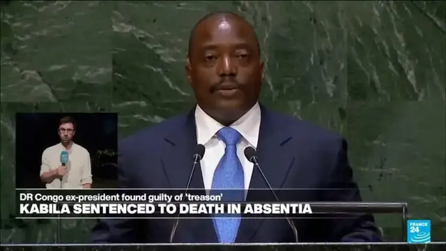 'Video thumbnail for DR Congo ex-president Kabila sentenced to death in absentia for 'treason''