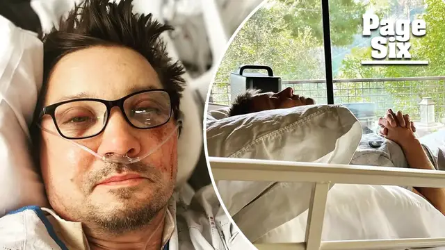 'Video thumbnail for Jeremy Renner reveals graphic details of near-fatal snowplow accident in new memoir'