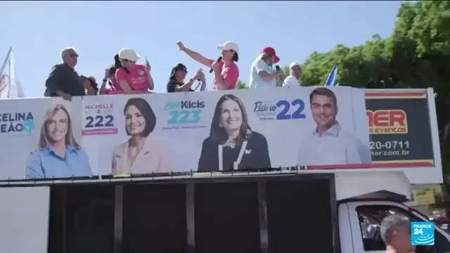 Video thumbnail for Brazil: Michelle Bolsonaro's key role in the presidential race