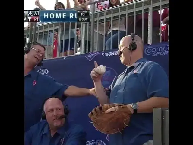 'Video thumbnail for Tom McCarthy Calls a Home Run… That HE Caught! 😲⚾️'