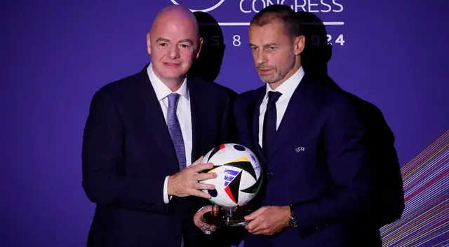 Video thumbnail for European football associations threaten World Cup boycott over FIFA privatisation plan