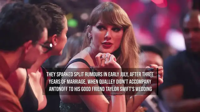 Video thumbnail for Jack Antonoff breaks silence on Margaret Qualley split during concert.