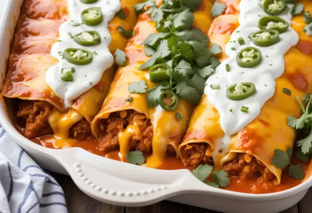 Video thumbnail for Cheese Enchiladas Recipe