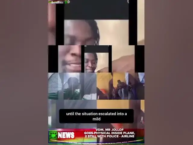 Video thumbnail for VDM, Mr Jollof Goes-Physical Inside Plane, 2 Still With Police - Airline