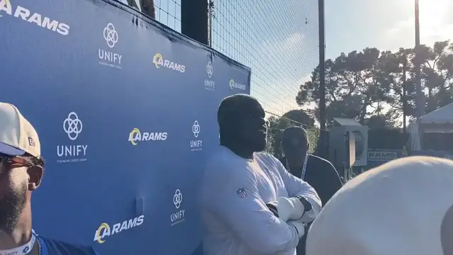 'Video thumbnail for Los Angeles Rams OL Kevin Dotson on Braden Fiske and Mentoring'