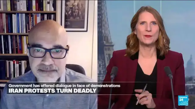 Video thumbnail for Iran protests turn deadly: Government has offered dialogue in face of demonstrations