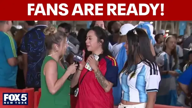 Video thumbnail for World Cup Final 2026: Spain, Argentina fan excitement