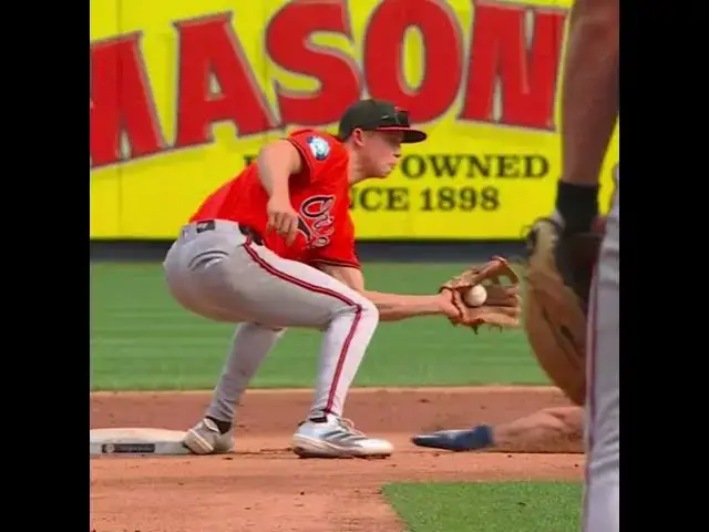 'Video thumbnail for Samuel Basallo THROWS OUT Jasson Dominguez Trying to Steal!'