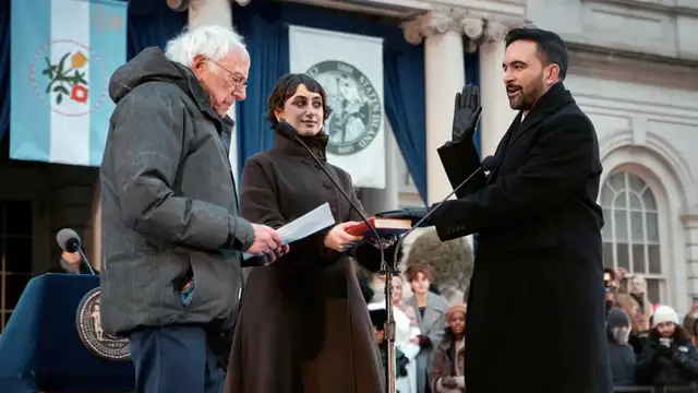 Video thumbnail for Zohran Mamdani is sworn in as New York City mayor