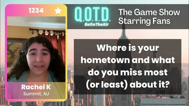 Video thumbnail for Our Favorite Answers: Rachel talks living in the NY suburbs!