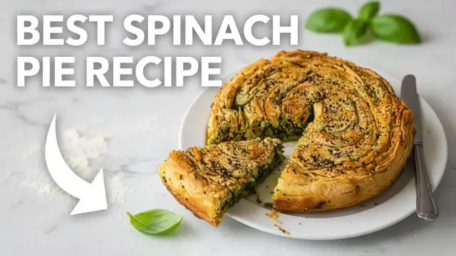 'Video thumbnail for Spinach and Feta Pie – Spiral Spanakopita'