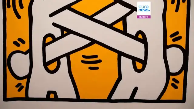 Video thumbnail for Keith Haring retrospective opens at Rome’s Palazzo Braschi with more than 140 works
