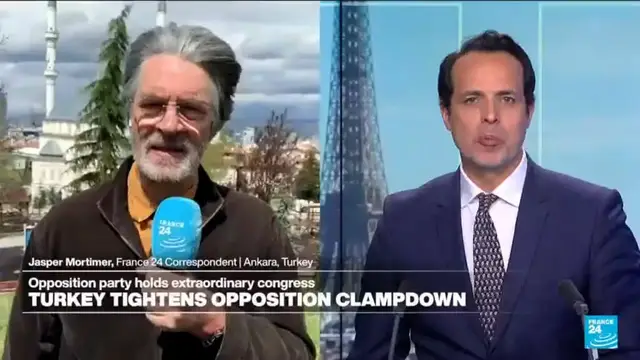 'Video thumbnail for Turkey’s main opposition to hold emergency convention amid pressure from Erdoğan govt'