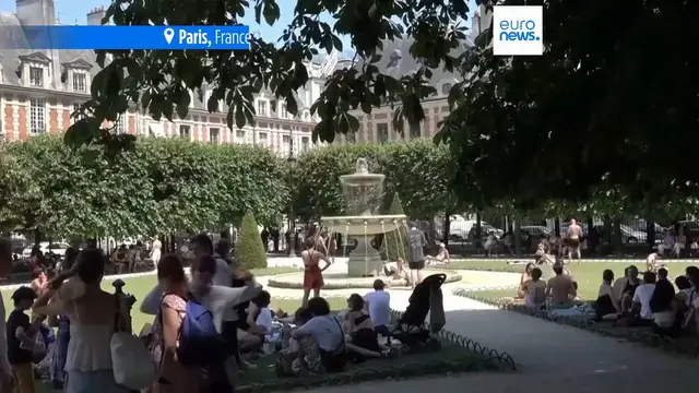 Video thumbnail for Europe continues to swelter amid record-breaking temperatures