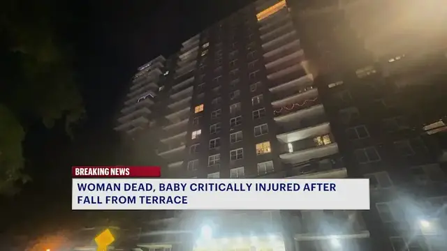 Video thumbnail for Woman dead, baby critically injured after apparent fall from terrace in The Bronx