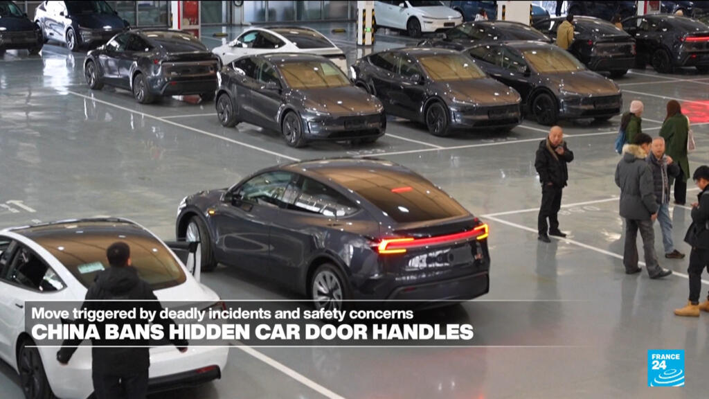 Video thumbnail for China bans hidden car door handles after deadly incidents