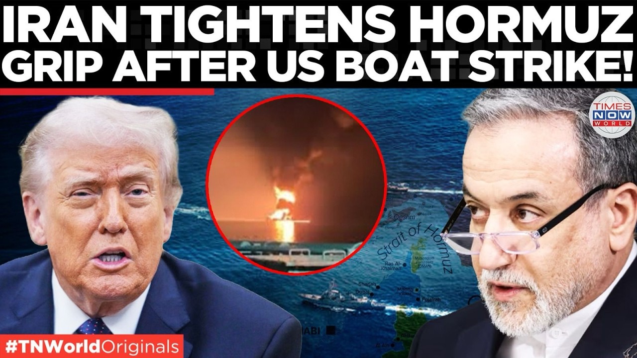 Video thumbnail for IRAN SEIZES HORMUZ: IRGC Warns Ships To Follow Iranian Routes Or Face Consequences| Times Now World