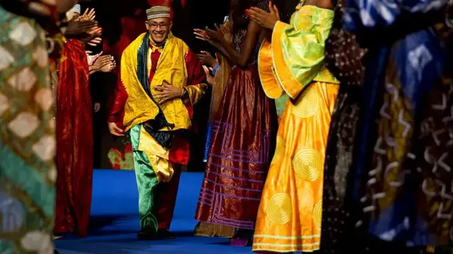 'Video thumbnail for Designer Alphadi returns to Timbuktu with a “Caravan of Peace”'