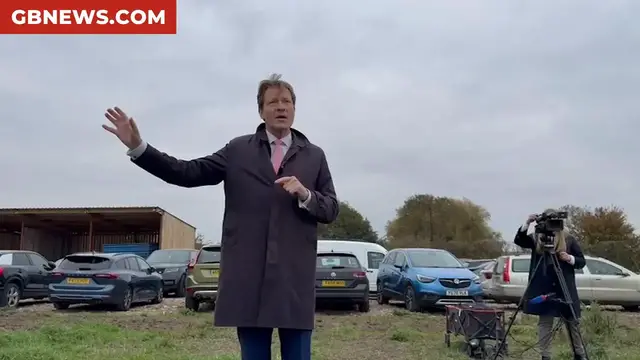 'Video thumbnail for 'Thank GOD for GB News!' Richard Tice hails People's Channel in defiant speech to solar farm protesters'