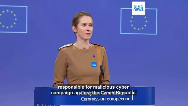 Video thumbnail for EU 'ready to impose costs' on China over cyberattack against Czechia, warns Kallas