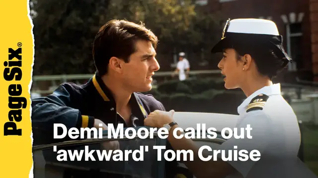 'Video thumbnail for Demi Moore calls out 'awkward' Tom Cruise, reveals shocking pregnancy story'