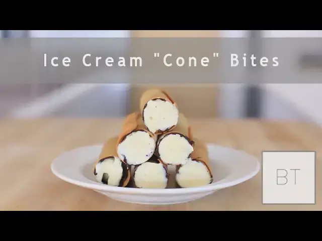 Video thumbnail for Ice Cream "Cone" Bites | Byron Talbott