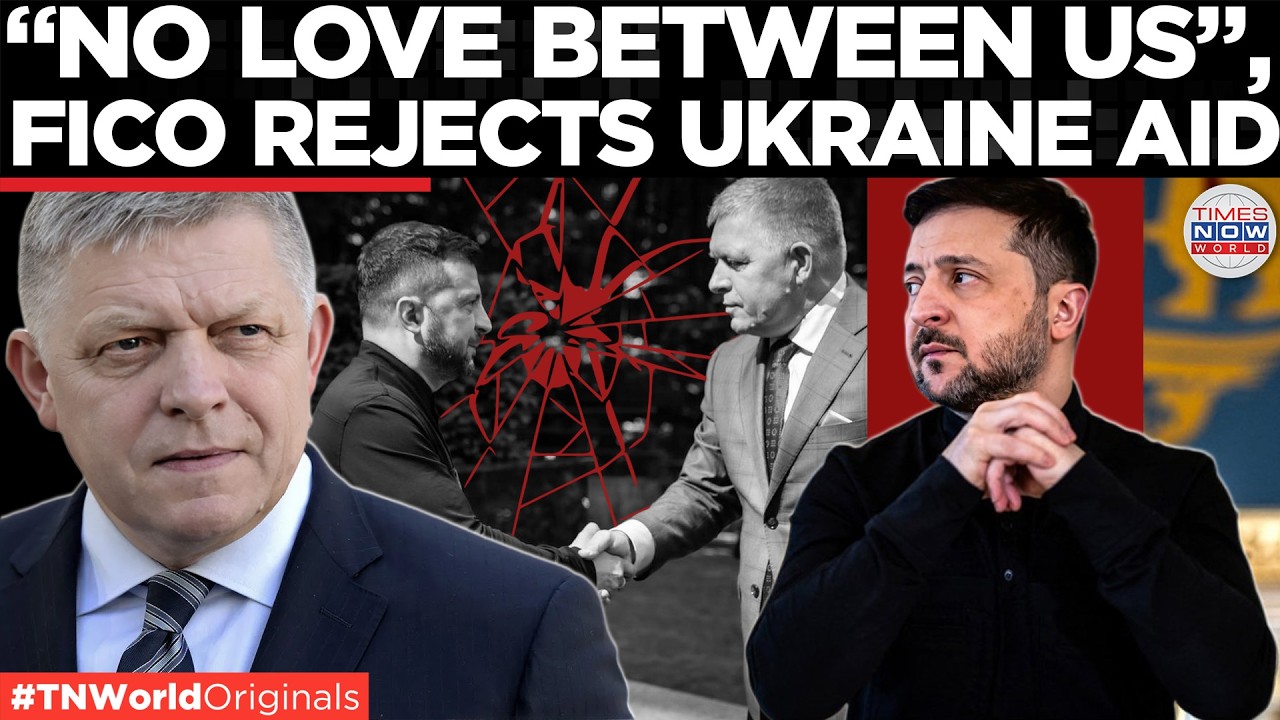 Video thumbnail for “NEIGHBOURS, NOT FRIENDS”: Fico Refuses Zelensky Aid; No Weapons, No Loans for Ukraine