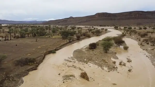 'Video thumbnail for Flash floods wash away crops, roads in Morocco'