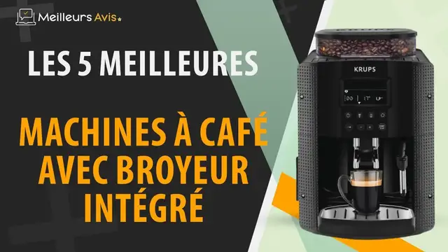 Video thumbnail for ⭐️ MEILLEURE MACHINE A CAFE AVEC BROYEUR INTEGRE - Comparatif 2023