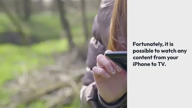 Video thumbnail for How To Mirror iPhone To TV Without Wifi