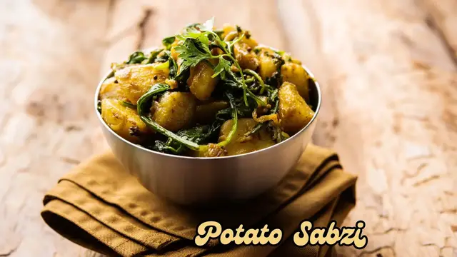 Video thumbnail for Potato Lunchtime Recipe Aaloo Sabzi Recipe