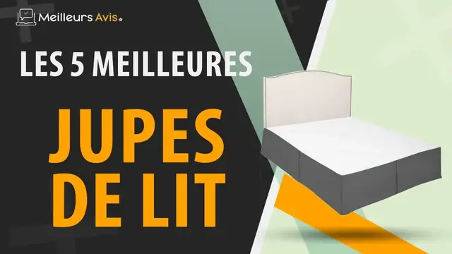 Video thumbnail for ⭐️ MEILLEURE JUPE DE LIT - Avis & Guide d'achat (Comparatif 2022)