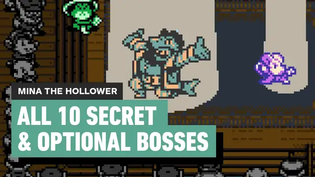 Video thumbnail for All 10 Secret and Hidden Bosses in Mina the Hollower