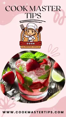 'Video thumbnail for The EASIEST & BEST Strawberry Mojito Recipe Summer Mocktail Recipes cookmastertips'