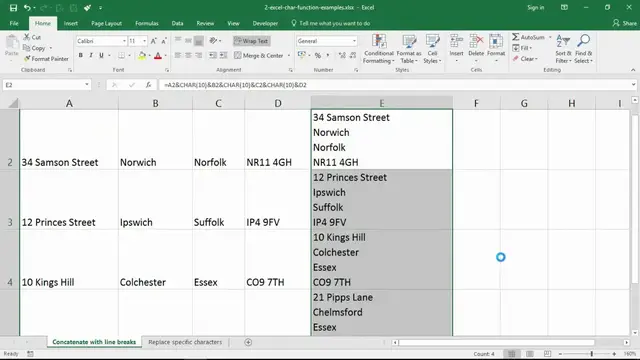 'Video thumbnail for Excel CHAR Function with Two Examples'