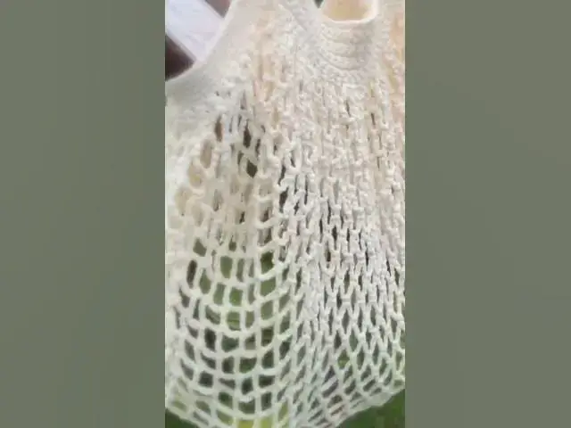 Video thumbnail for Crochet net bag