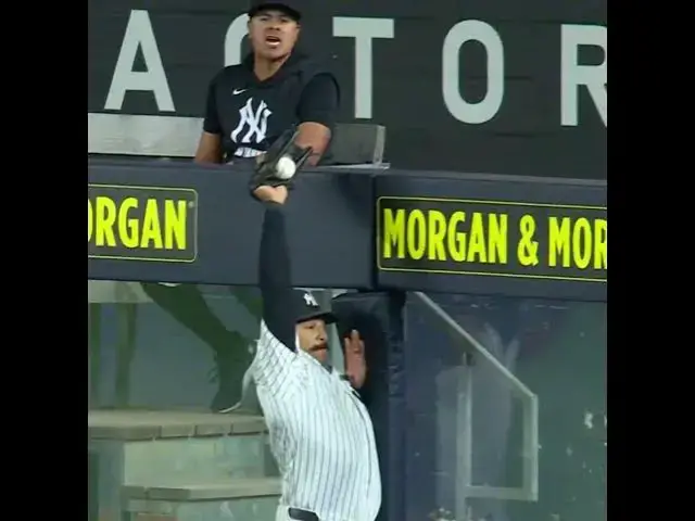 'Video thumbnail for Trent Grisham's AMAZING LEAPING CATCH AT THE WALL!!! | 09/09/2025'