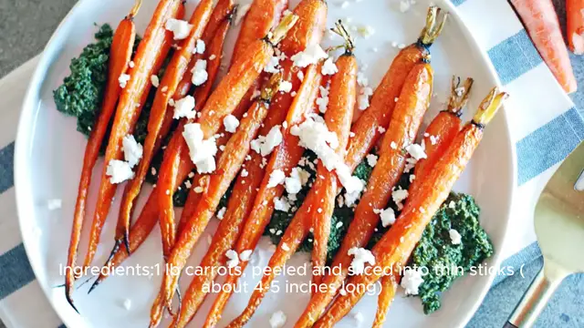 Video thumbnail for Oven Roasted Carrots with Goat Cheese Recipe