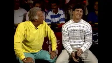 'Video thumbnail for Bob Uecker introduces Buddy Biancalana from Kansas City Royals on The All New Bob Uecker Sports Show'