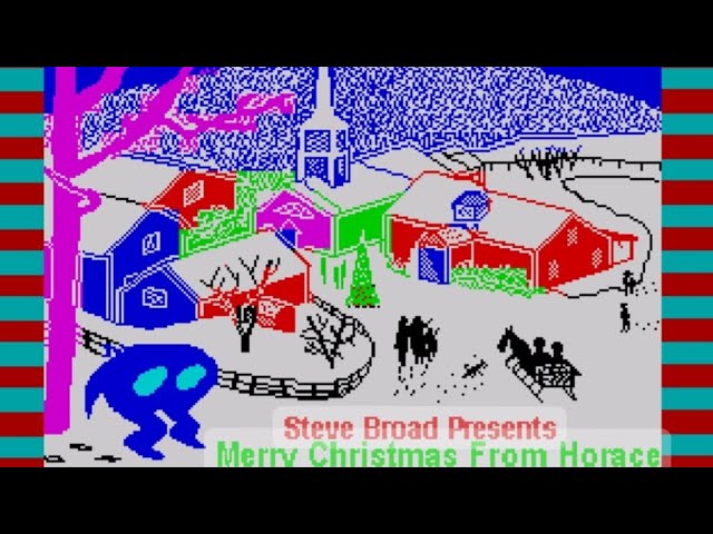 Video thumbnail for Merry Christmas from Horace on the Zx Spectrum