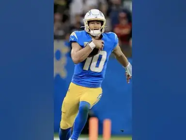 'Video thumbnail for Herbert Erupts, Chargers Upset Chiefs in Brazil: Your Game in 60 Seconds'