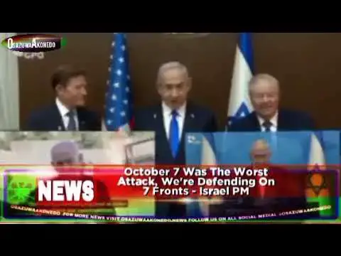 Video thumbnail for October 7 Was The Worst Attack, We're Defending On 7 Fronts - Israel PM
